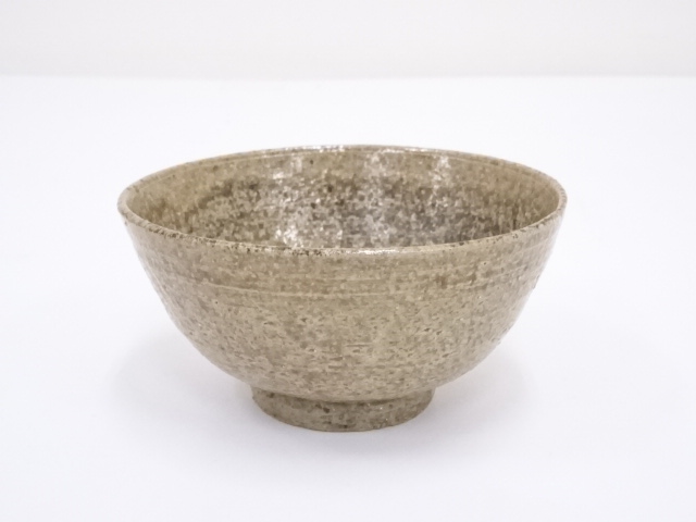 JAPANESE TEA CEREMONY / TEA BOWL CHAWAN / ASH GLAZE